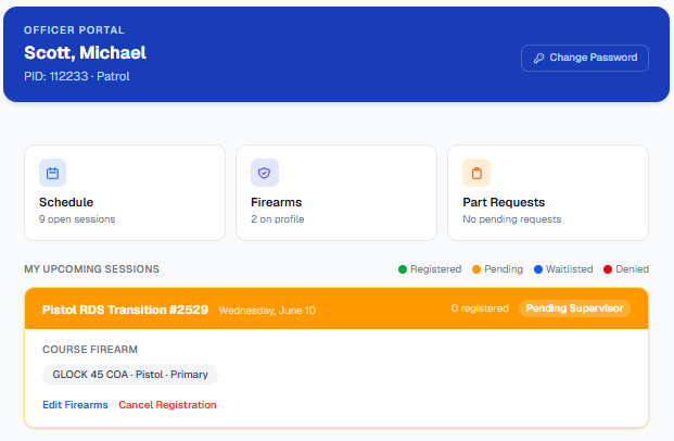 Session Registration Confirmed